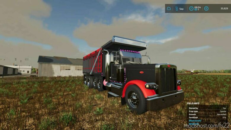 Peterbilt 379 Dump Truck V2.0 for Farming Simulator 22