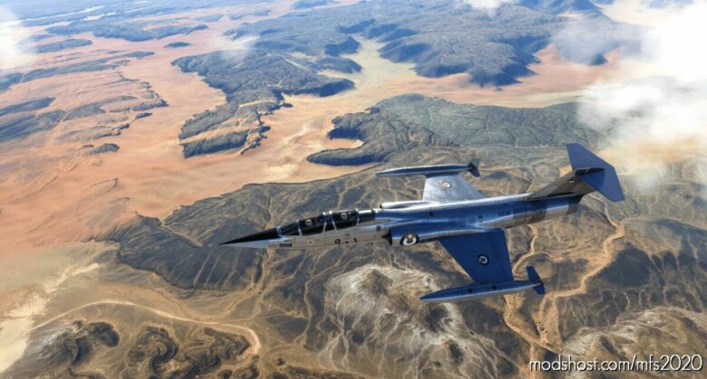 Lockheed TF-104 Jordanian AF #901 for Microsoft Flight Simulator 2020