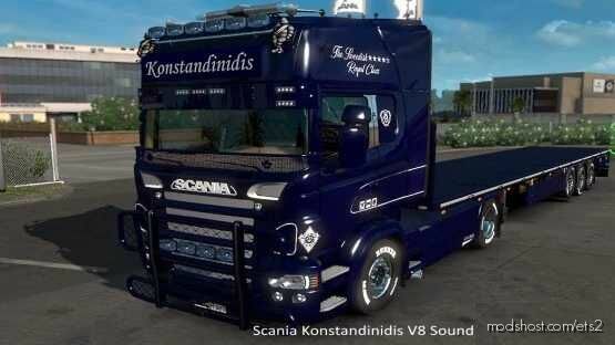 Scania Konstantinidis R950 V8 Sound [1.43] for Euro Truck Simulator 2
