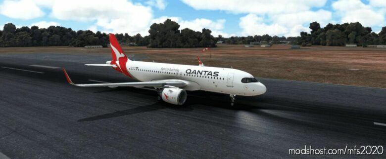 Qantas A321Xlr Inspired A32NX Livery for Microsoft Flight Simulator 2020