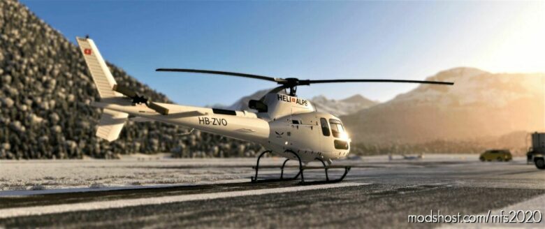 (8K) Airbus H125 – Hb-Zvo “Heli Alps” for Microsoft Flight Simulator 2020