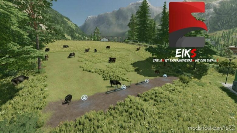 Free Range Cows for Farming Simulator 22