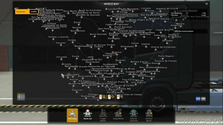 BR Brasil 1.0 Map Profile [1.43] for Euro Truck Simulator 2