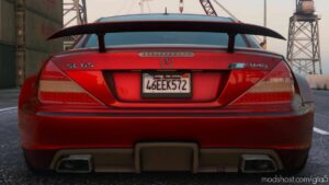 GTA 5 Mercedes-Benz Vehicle Mod: 2009 Mercedes-Benz SL65 AMG Black Series V1.0A (Image #5)