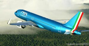 MSFS 2020 A320 Mod: ITA Airways “Real Livery” A320 NEO (Image #3)