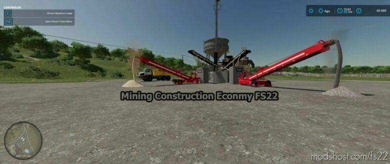 Mining Construction Economy for Farming Simulator 22