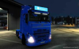 BIG Lightbox Volvo FH5 2020 Waberer’s [1.43] for Euro Truck Simulator 2