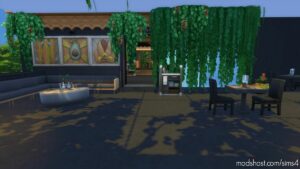 Sims 4 House Mod: Botanique Restaurant (NO CC) (Image #8)