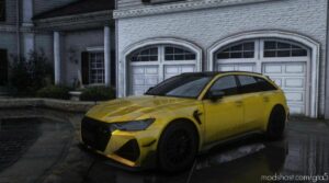 GTA 5 Audi Vehicle Mod: 2021 Audi RS6-R ABT (Image #6)