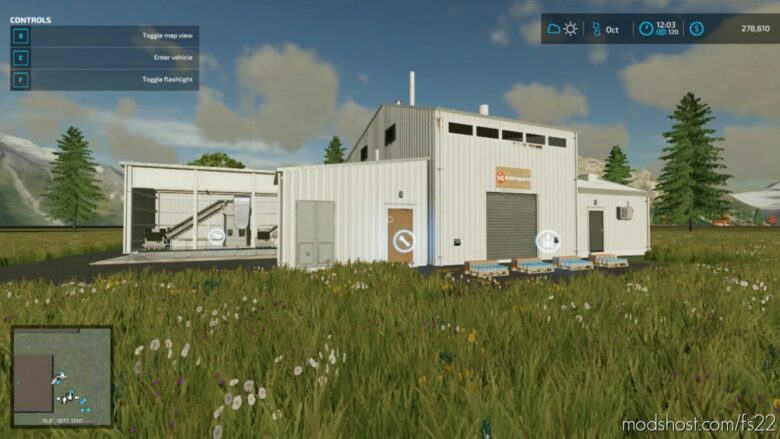 FS22 Placeable Mod: Mineral Feed Factory (Featured)