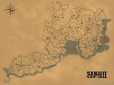 Revealed Map for Red Dead Redemption 2