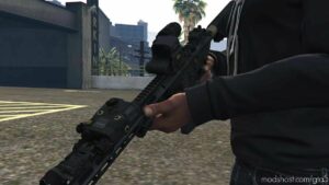 GTA 5 Weapon Mod: TX-15 DML From Escape From Tarkov V1.2 (Image #2)