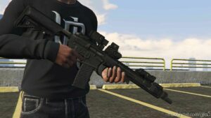 GTA 5 Weapon Mod: TX-15 DML From Escape From Tarkov V1.2 (Image #3)