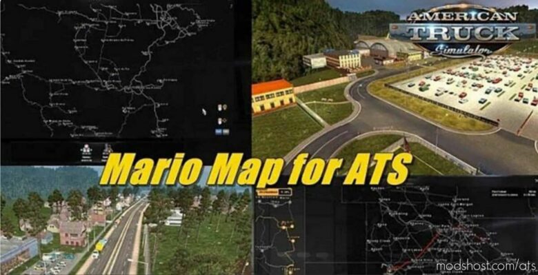 Mario Map [1.43] for American Truck Simulator