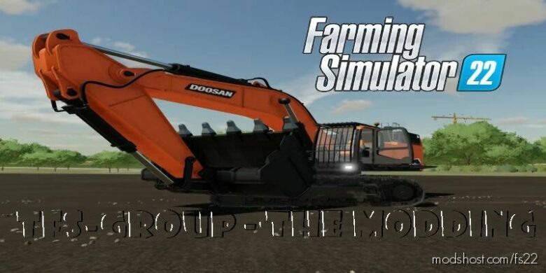 Excavatrice Doosan 120T for Farming Simulator 22