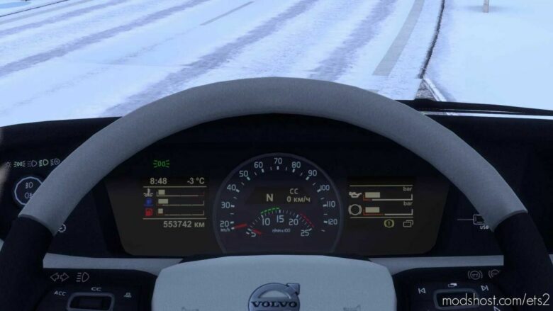 Volvo FH 2012 Improved Dashboard V0.1 for Euro Truck Simulator 2