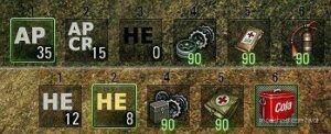 Letter Shell Icons [1.14.0.5] for World of Tanks