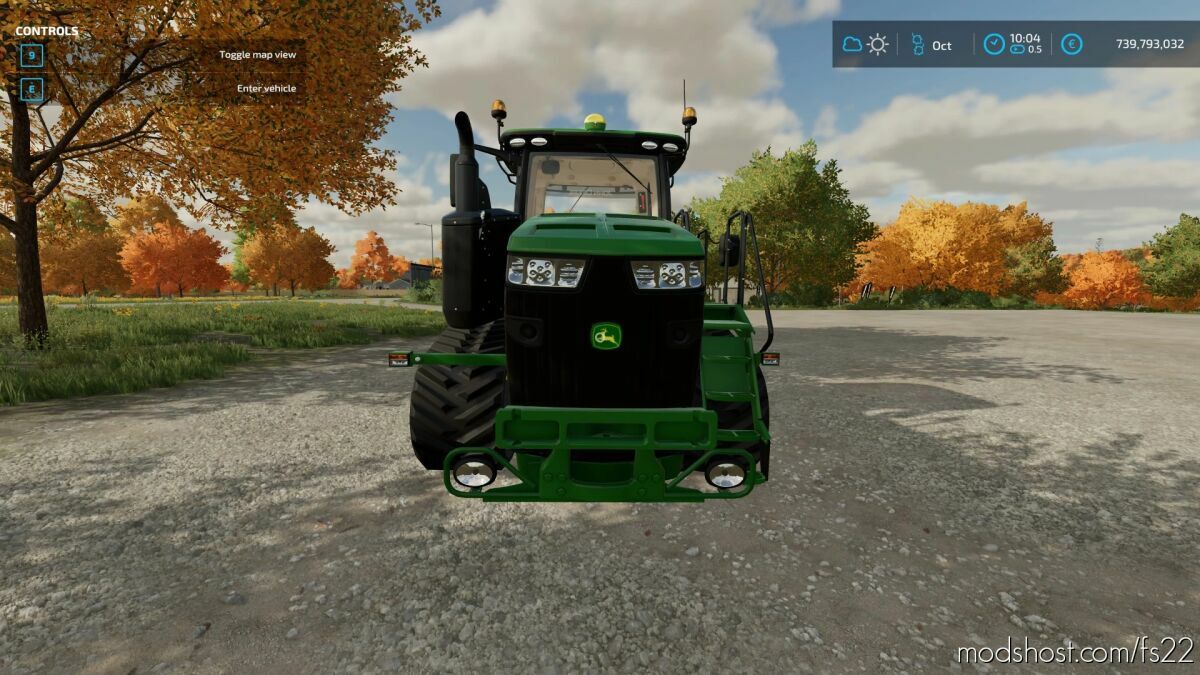 John Deere 8rt Series Farming Simulator 22 Tractor Mod Modshost 4974