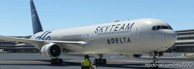 Delta Airlines Skyteam N844MH 8K for Microsoft Flight Simulator 2020