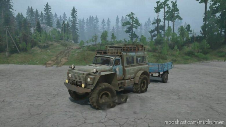 Monster GAZ 4×4 for MudRunner