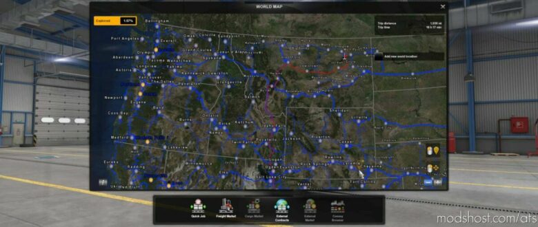 K-Dog’s North America Map V2 [1.43] for American Truck Simulator