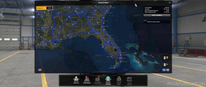 K-Dog’s USA Map V2 [1.43] for American Truck Simulator