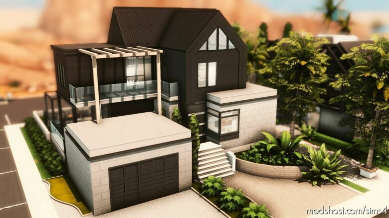 Modern House – NO CC for The Sims 4