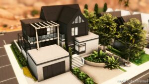 Sims 4 Mod: Modern House – NO CC (Image #9)