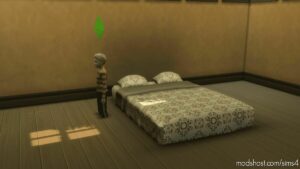 Sims 4 Object Mod: Functional Floor BED (Image #5)