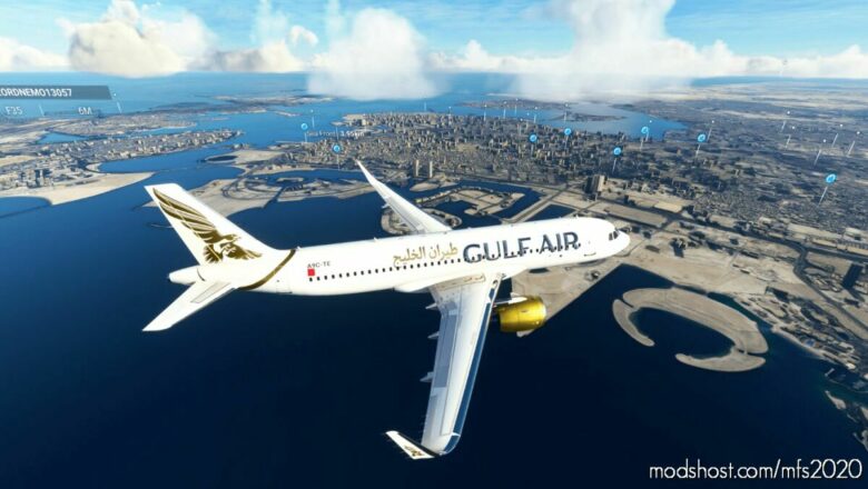 [8K] Gulf AIR Airbus A320 NEO for Microsoft Flight Simulator 2020