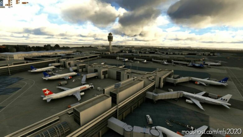 Copenhagen Kastrup Ekch Default Airport Upgrade for Microsoft Flight Simulator 2020
