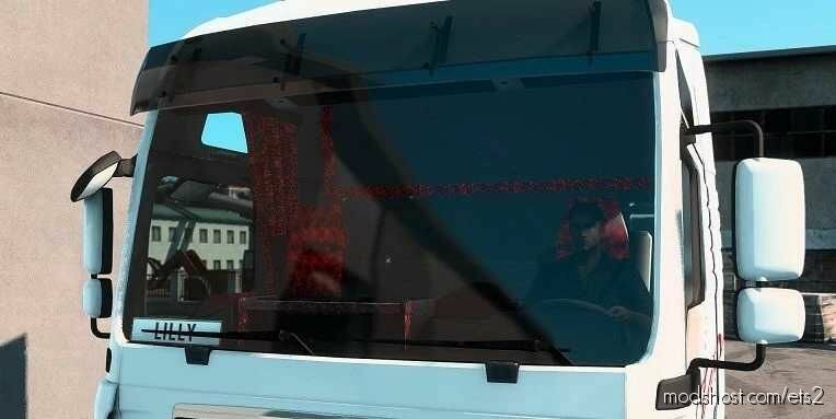 MAN TGA RED Danish Plusch Interior + Exterior [1.43] for Euro Truck Simulator 2