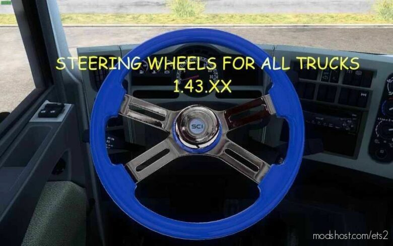 Steering Wheels From ATS For ALL Trucks [1.43] for Euro Truck Simulator 2