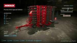 FS22 Horsch Seeder Mod: Pronto 9 DC Special Edition (Image #2)