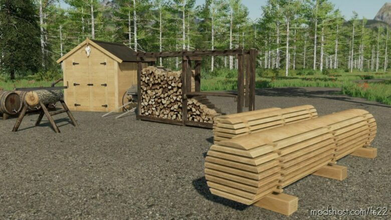 Lumberjack Decoration for Farming Simulator 22