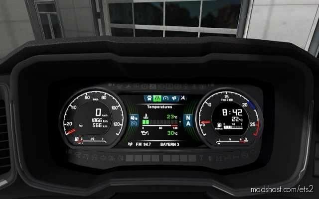 Next GEN Scania Custom Dash V2.1 [1.43] for Euro Truck Simulator 2