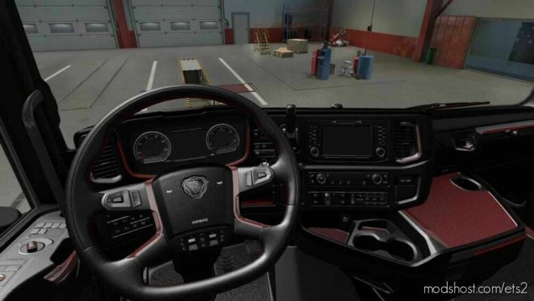 Scania 2016 R&S RED – Black LUX Interior [1.43] for Euro Truck Simulator 2