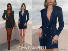 Penelope Oversize Jacket for The Sims 4
