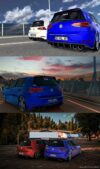 ETS2 Volkswagen Car Mod: Golf R Line 7.5 2018 (Image #3)