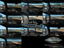 Real Interior Cams V1.4 for American Truck Simulator