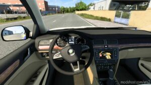 ETS2 Skoda Car Mod: Superb + Trailer V1.43 (Image #2)