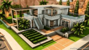 Modern Family House – NO CC for The Sims 4