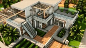 Sims 4 Mod: Modern Family House – NO CC (Image #10)