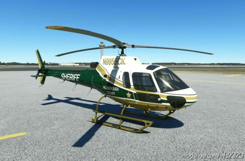 Hillsborough County Sheriff ‘N9956CK’ | Rotorsimpilot Airbus H125 | 8K for Microsoft Flight Simulator 2020