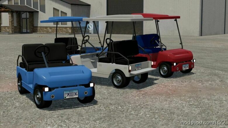 FS22 Vehicle Mod: Lizard Golf Cart (Featured)