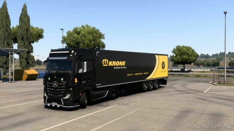 Krone™ Cool Liner “Dark Edition” Skin for Euro Truck Simulator 2