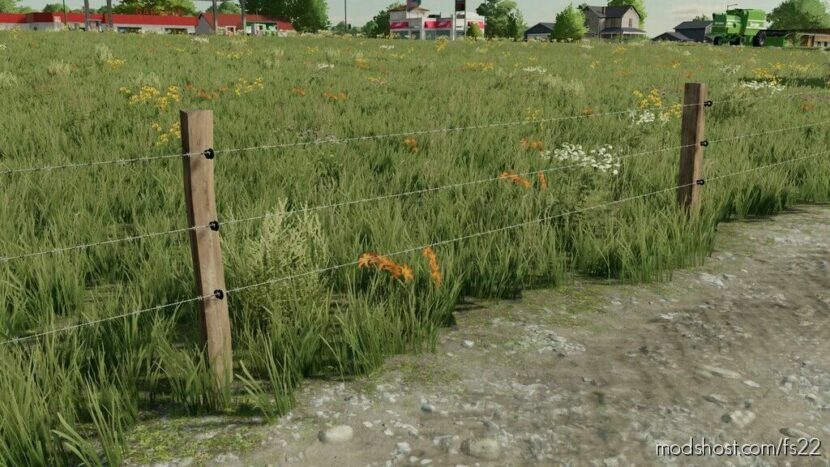 Meadow Fence Pack for Farming Simulator 22