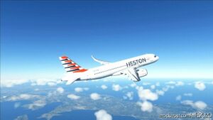 MSFS 2020 4K Livery Mod: A32NX Heston Airlines 4K (Image #2)