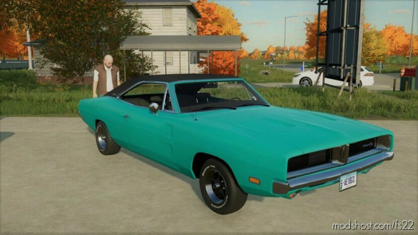 FS22 Car Mod: 1969 Dodge Charger (Featured)