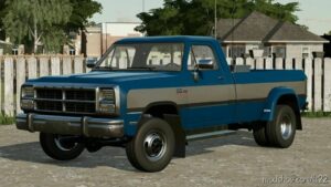 FS22 Car Mod: 1993 W350 Dodge RAM (Image #4)